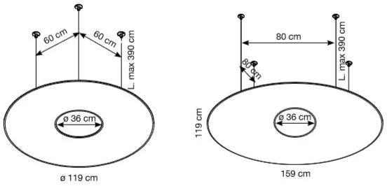 Caimi Brevetti Подвесная акустическая панель из ткани Snowsound technology sun-id-1395177 - Вид №2
