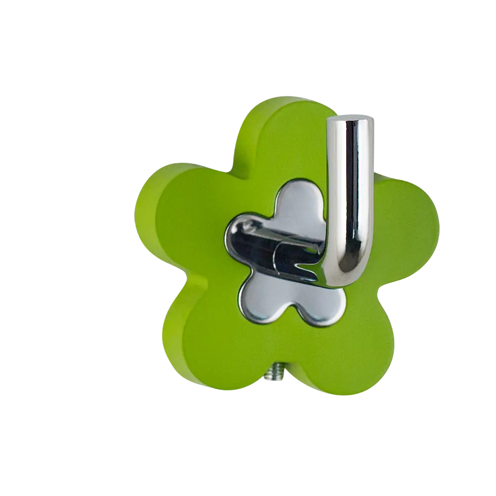 Крючок «Fiore» цвет зелёный BRISSEN STLM-2203876 - Вид №1