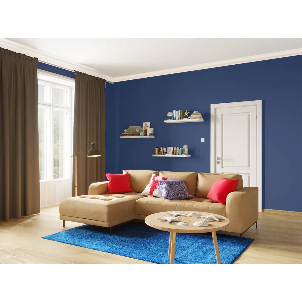 Краска для стен и потолков Trend Farbe цвет Грозовое небо 1 л Dufa STLM-2048031 - Вид №4