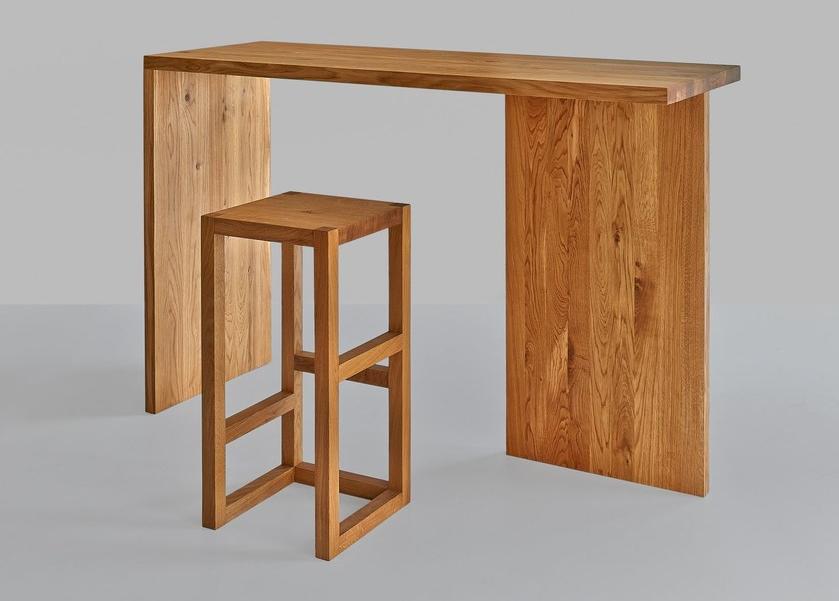 Vitamin Design Высокий табурет из массива дерева sun-id-1478603 - Вид №1