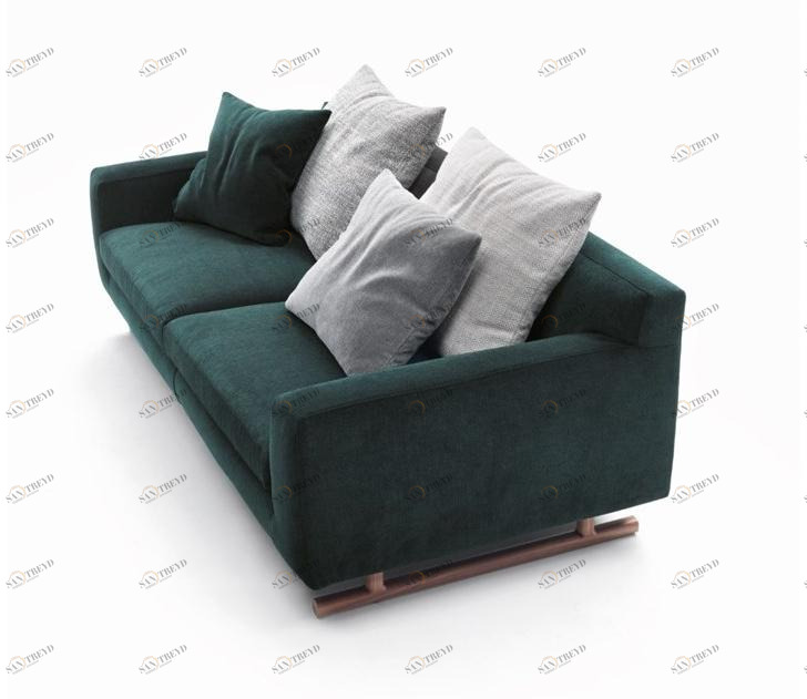 Marac 2-х местный тканевый диван со съемным чехлом sun-id-1432475