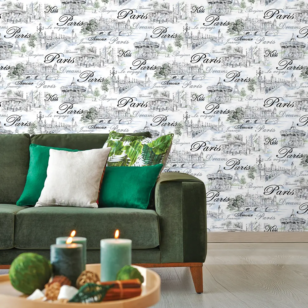 Обои виниловые Аспект Париж серые 0.53 м 80002-14 АСПЕКТ РУ STLM-2078547 - Вид №2