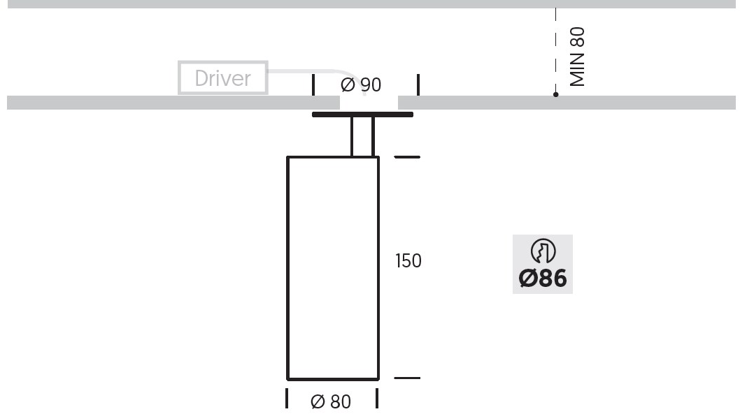 ONOK Lighting Полувстраиваемый светодиодный светильник Focus sun-id-1357549 - Вид №1
