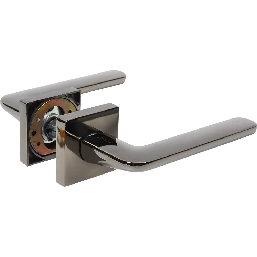 Ручка дверная на розетке Reinz Риволи, цвет черный никель RENZ STLM-2105262