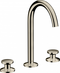 48070830 Смеситель для раковины Select 170 на 3 отверстия со сливным гарнитуром AXOR ONE