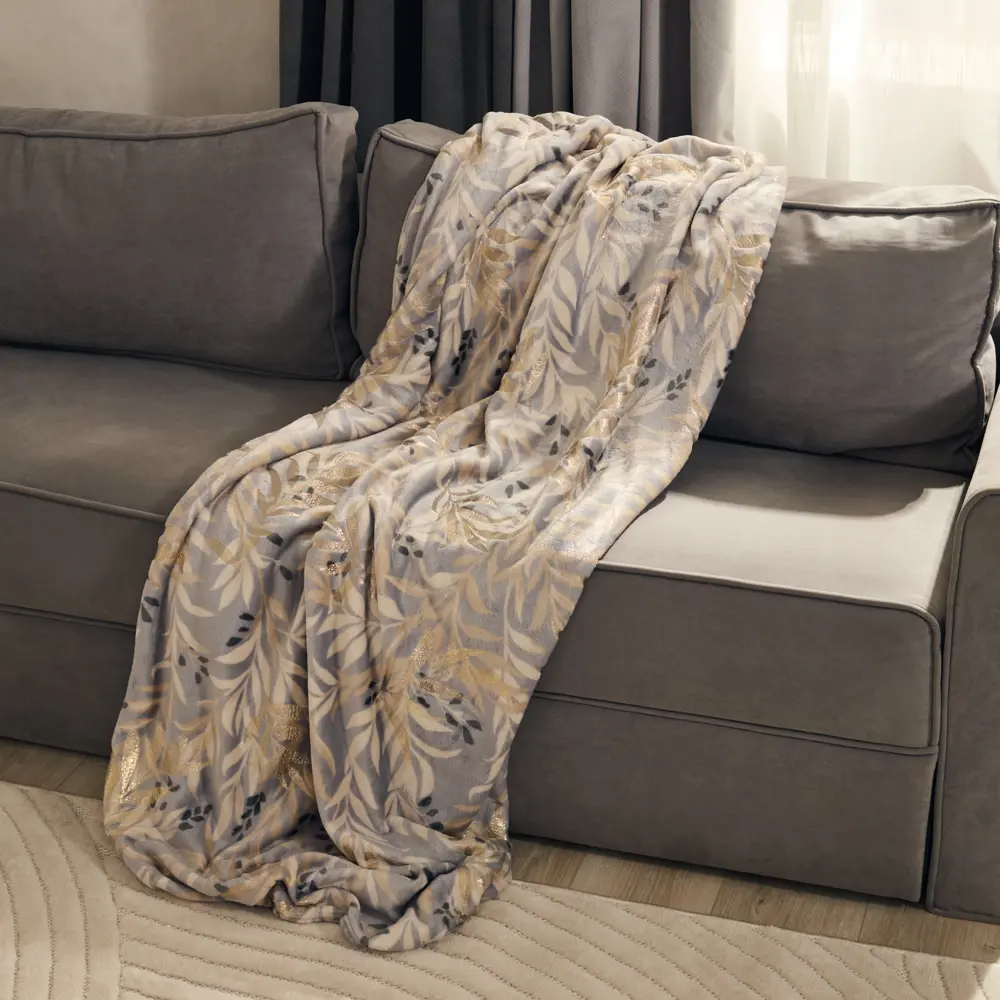 Плед Derio 180x200 см фланель цвет разноцветный Ardenza STLM-2089663 - Вид №3