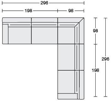 CTS SALOTTI Модульный тканевый диван Haven sun-id-1438396 - Вид №3