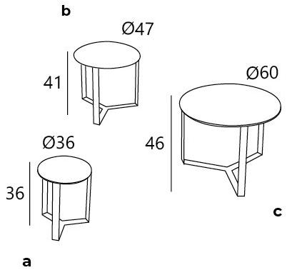 ELITE TO BE Журнальные столики из металла, вырезанного лазером sun-id-1404805 - Вид №4