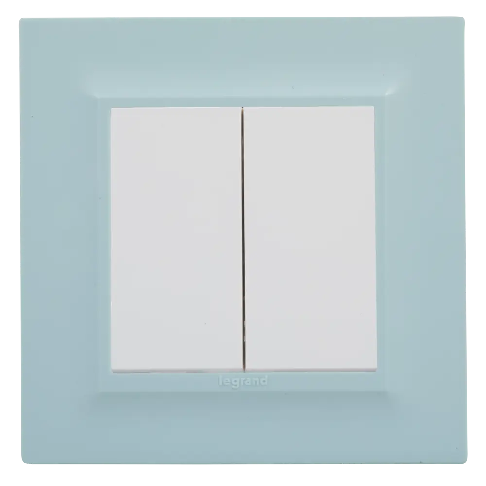 Рамка для розеток и выключателей Legrand Structura 1 пост цвет голубой STLM-2189549 - Вид №3