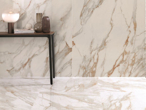 Пол / керамогранит с мраморным эффектом