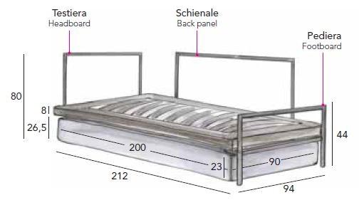 Twils Односпальная выдвижная кровать Camaleo sun-id-1395852 - Вид №3