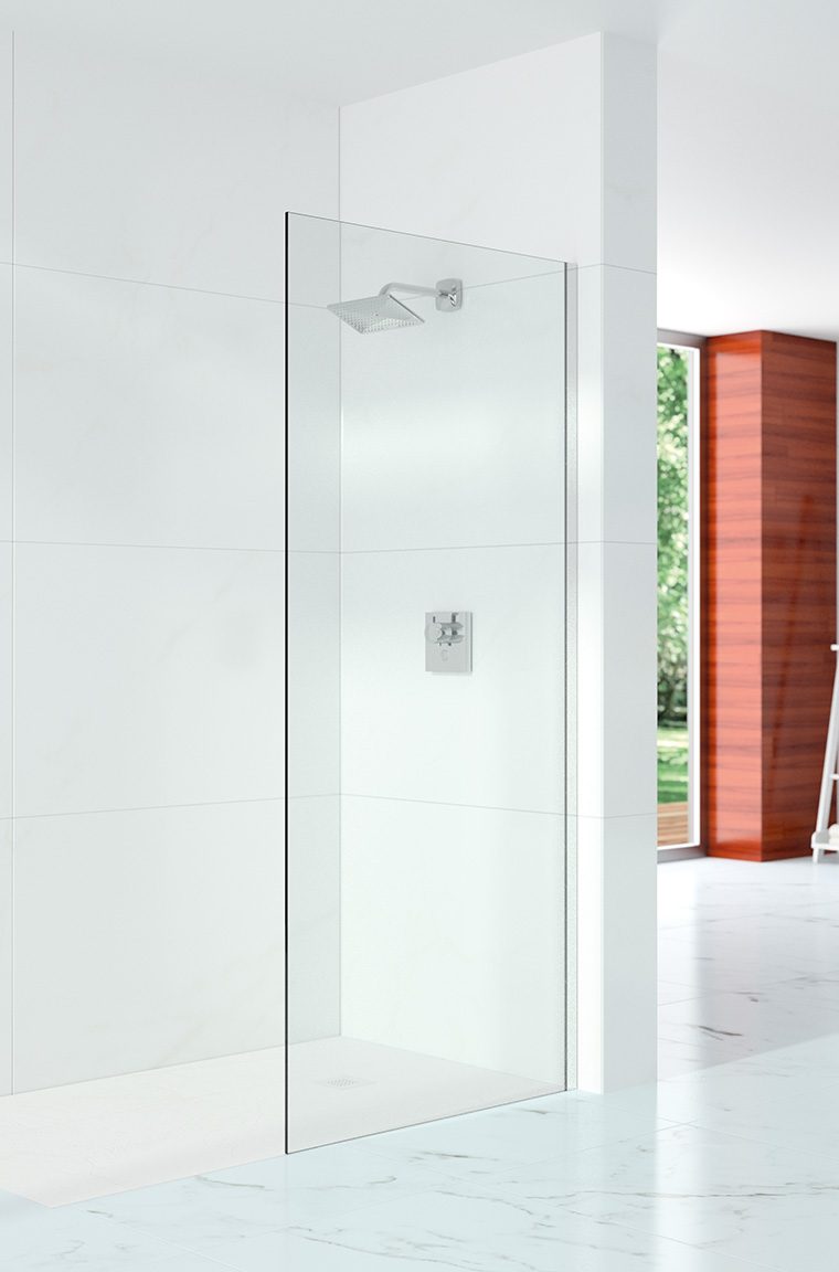Душевая перегородка S10SW600H Merlyn 10 Series Хромированный - Вид №1