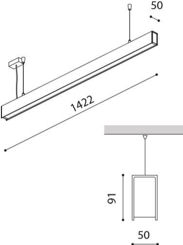 Arkoslight Светодиодный подвесной светильник из алюминия Fifty custom sun-id-1412117 - Вид №35