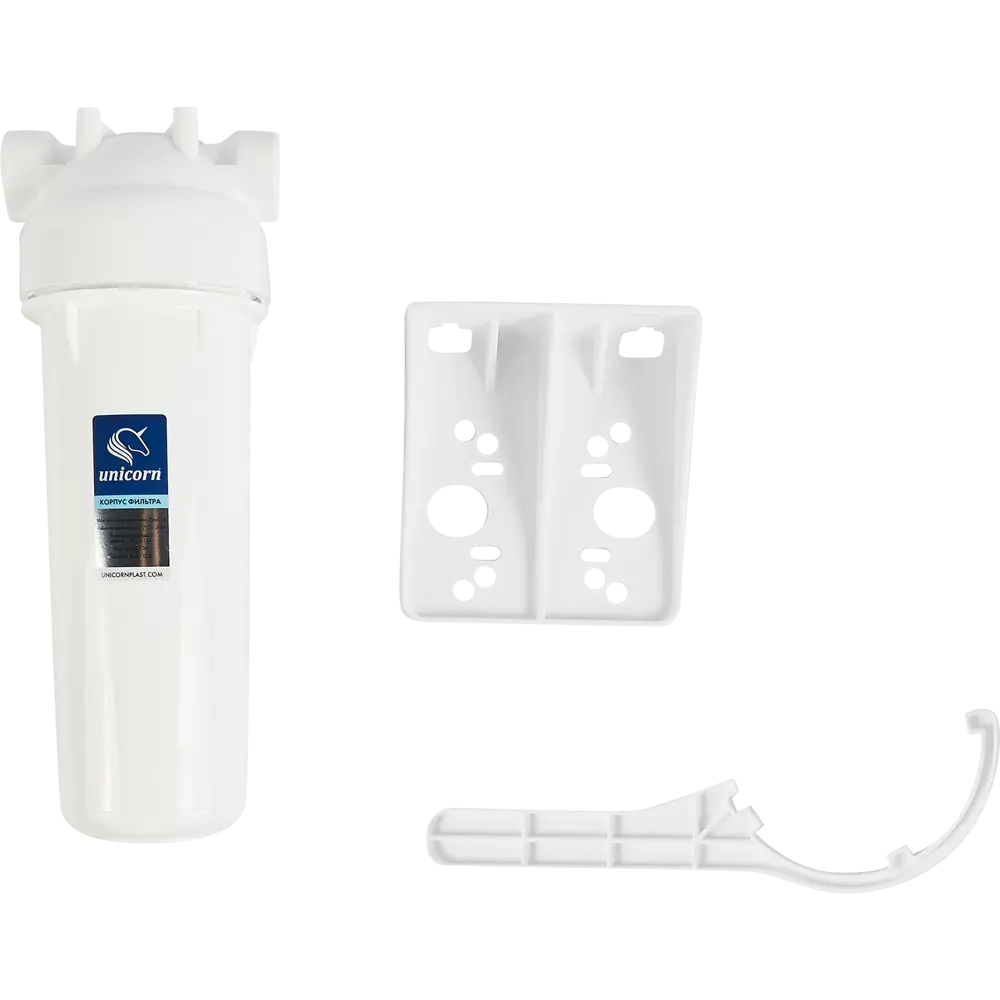 Магистральный фильтр для холодного водоснабжения (ХВС) Unicorn KSBPN 12 LM SL10 1/2" пластик 87042583 STLM-2039643  - Вид №1