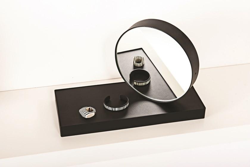 FORMAE Настольные часы с зеркалом из окрашенной стали Roommate sun-id-1468986 - Вид №11