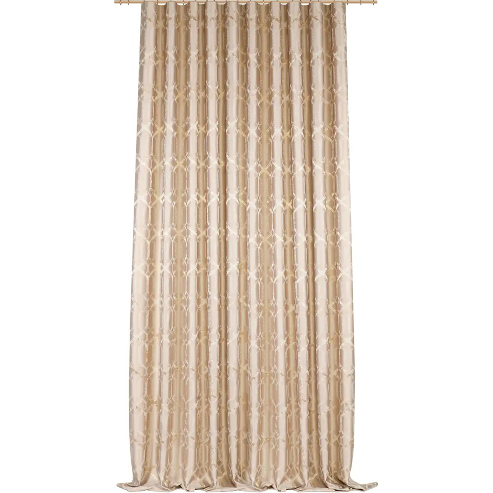 Штора на ленте Jane 160x280 см цвет светло-бежевый MIAMOZA STLM-2165462 - Вид №2