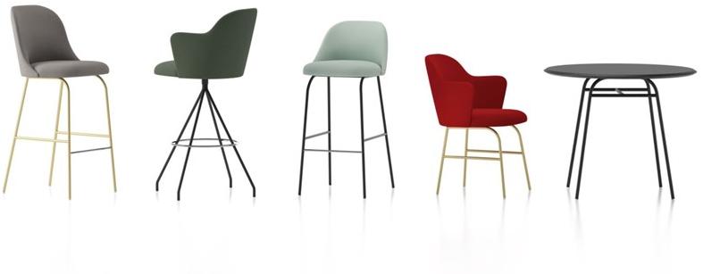 Viccarbe Стул с обивкой и подлокотниками Aleta sun-id-1504844 - Вид №3