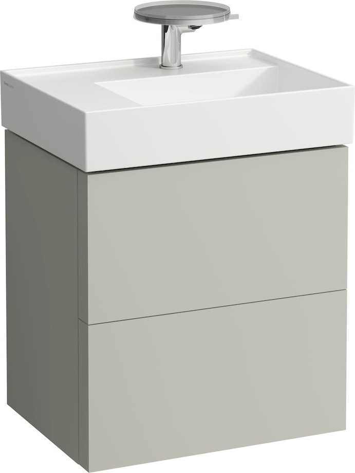 H4075680336401 Шкафчик под раковину, 2 ящика, включает в комплект органайзер, для раковины с полочкой слева 810335 LAUFEN PRO - Вид №1