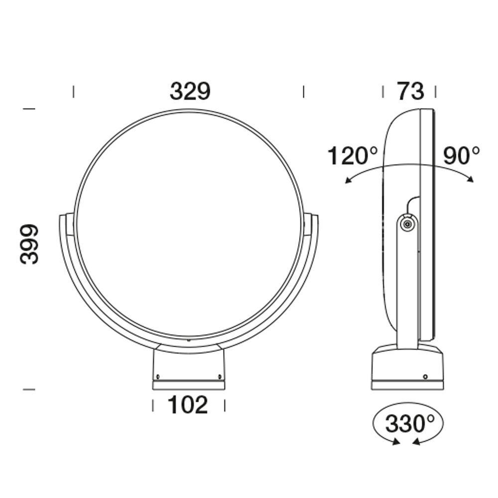 8840618 Проектор Platek SUN Large Proiettore  SUN Large Floodlight - 6 COB LED 3000K 60°  - Вид №10