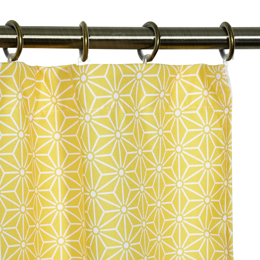 Штора на ленте «Геометрия», 145х180 см, цвет жёлтый SEASONS STLM-2000362 - Вид №3