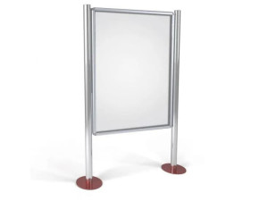 Алюминиевая напольная стойка дисплея