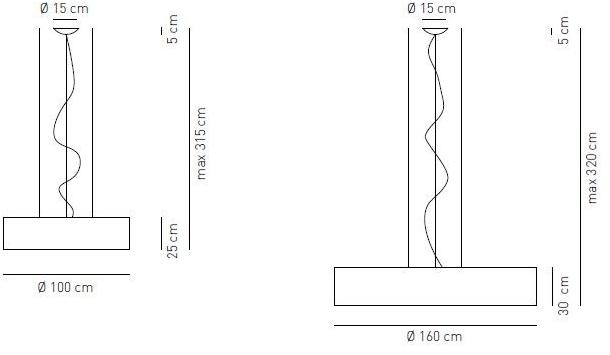 AXOLIGHT Подвесной светильник из экокожи Skin sun-id-1414105 - Вид №5