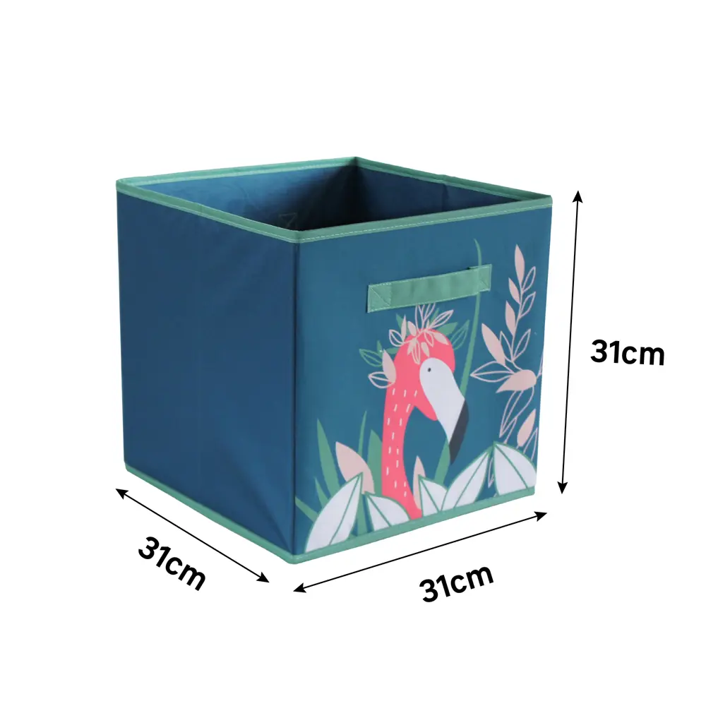 Короб Spaceo Kub 310x310x310 мм 29 л полиэстер 600D цвет зеленый STLM-2068138 - Вид №2