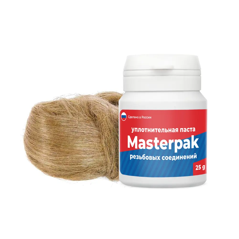 Паста уплотнительная Masterpak для воды 25 г со льном Santreyd STLM-2209590