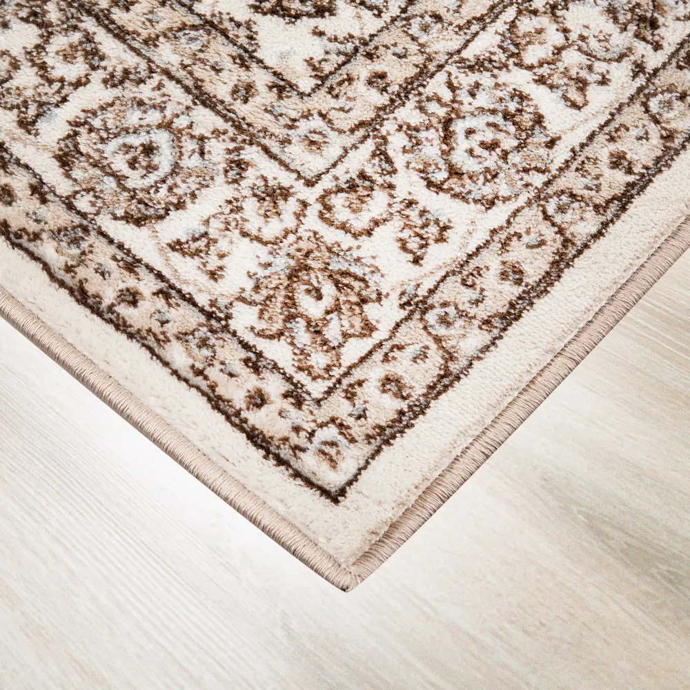 Ковер полипропилен Люкс L009 100x200 см цвет бежевый MERINOS STLM-2045017 - Вид №1