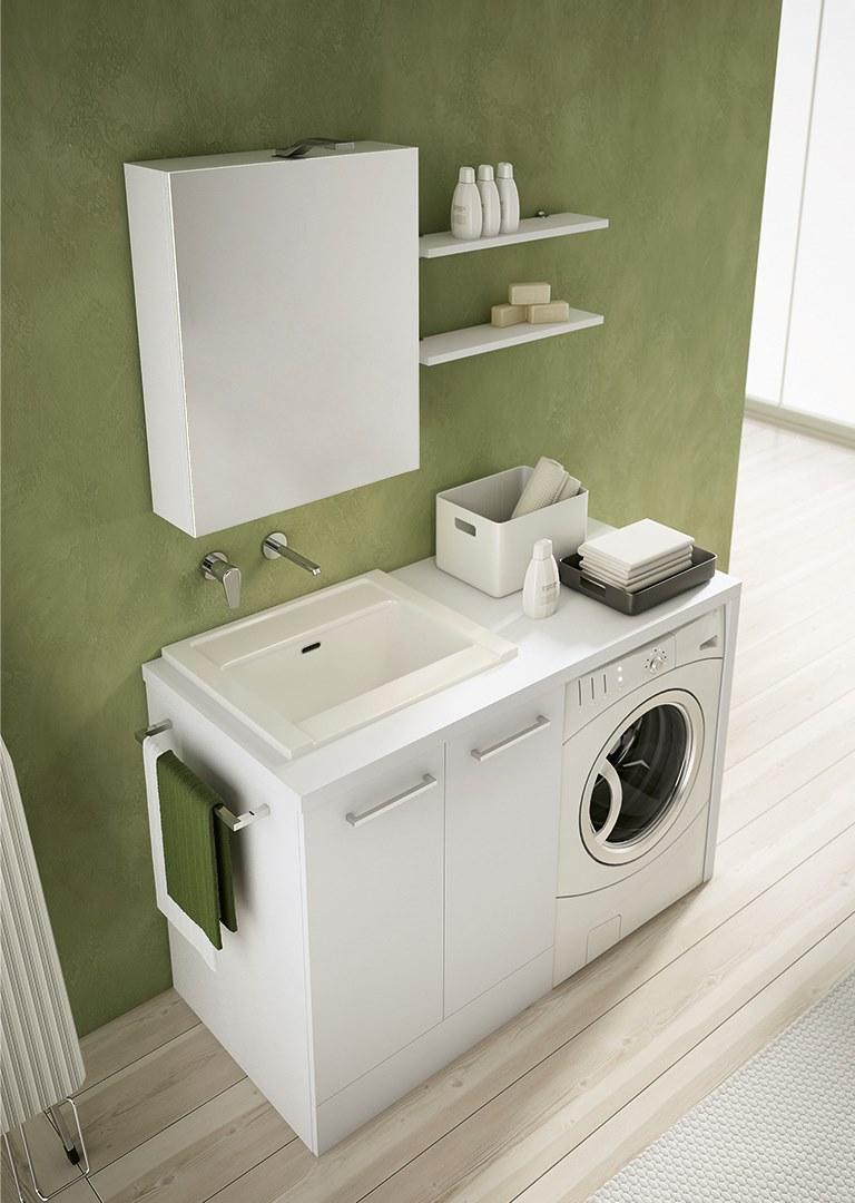 BMT Постирочный шкаф для стиральной машины Double sun-id-1397146 - Вид №1