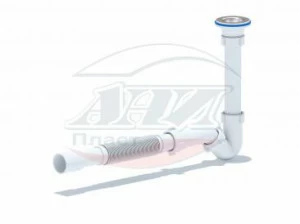 Сифон для биде 1 1/4х32 с трубой 32х32/40 BD1015 АНИ