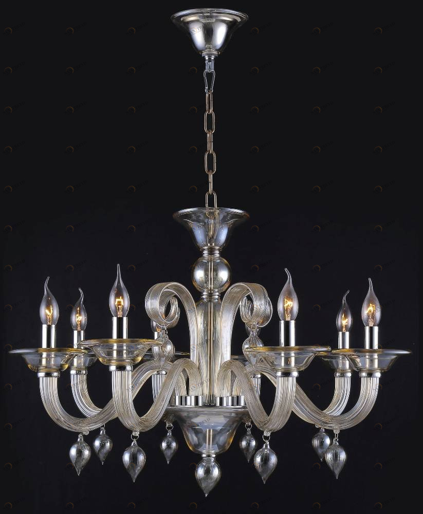 Подвесная люстра Crystal Lux Caetano SP8 бежевая CRYSTAL LUX ДИЗАЙНЕРСКИЕ, CAETANO 059430 Бежевый 