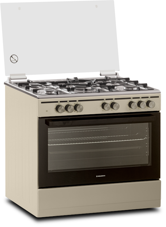 9140948 Комбинированная плита Delvento V96MR59057 бежевый STDN-0038009 - Вид №2