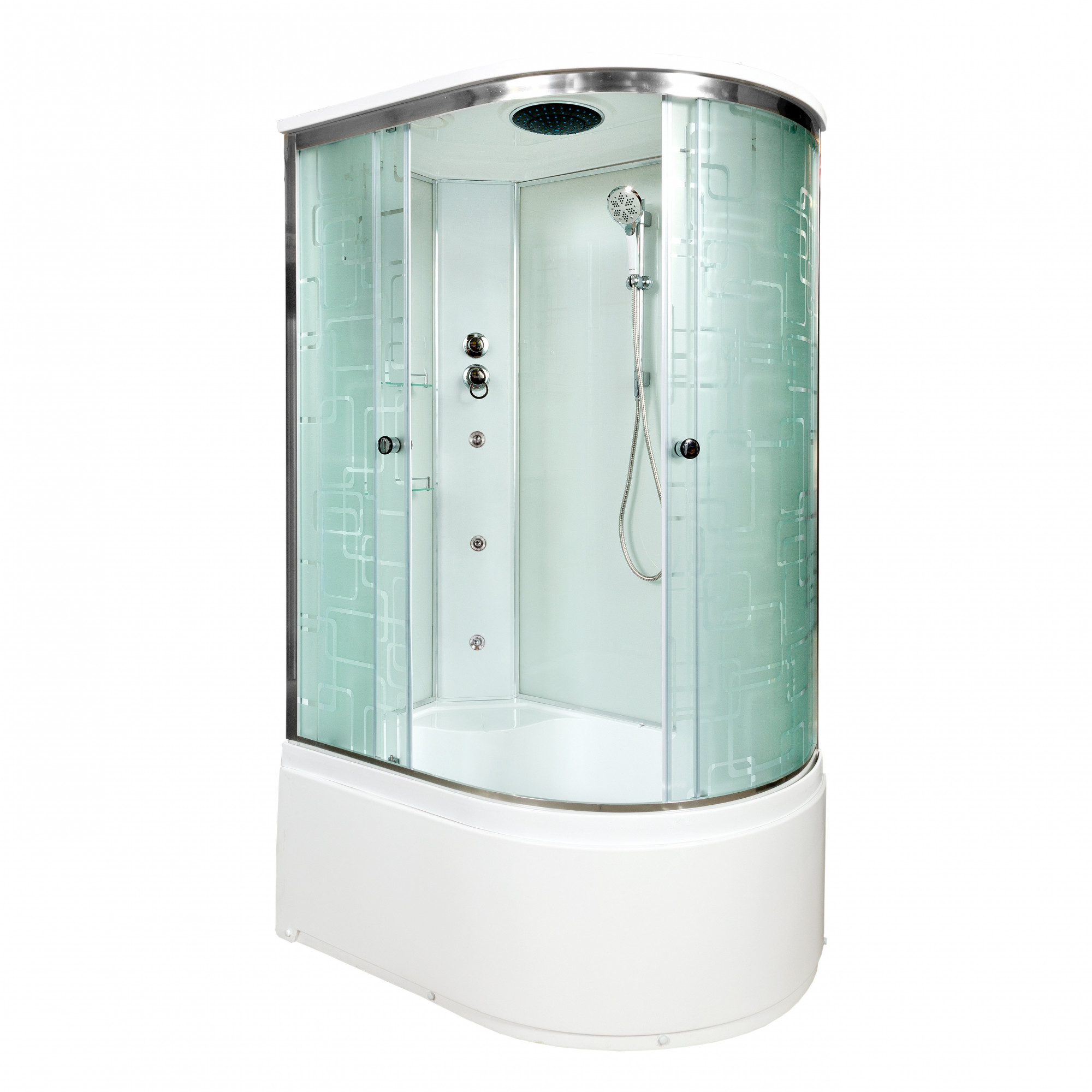 D272 L Душевая кабина DETO Серия D ЕМ4512 L с гидромассажем (гм.)