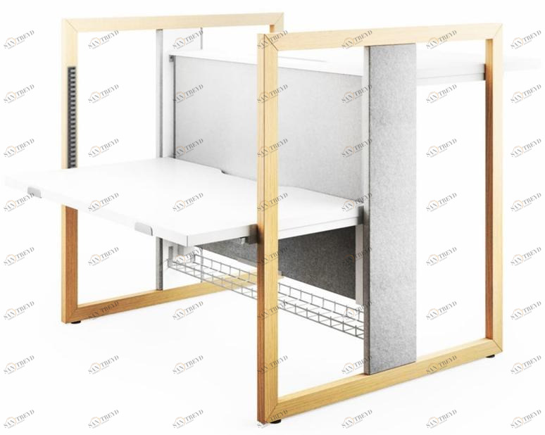 Mikomax Smart Office Регулируемое по высоте рабочее место со звукопоглощающими перегородками Stand up sun-id-1414479