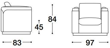 VOLPI Кресло с подлокотниками Luigi volpi Lv-21003.po - Вид №2