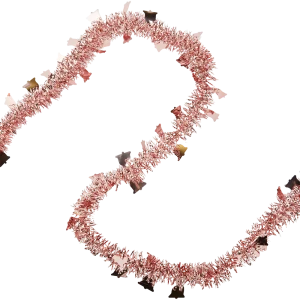 Мишура Колокольчики Pastel 270 см цвет розовый