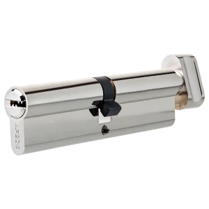 Цилиндр Apecs SM-120-C-NI, 60x60 мм, ключ/вертушка, цвет никель 82379251 STLM-2167927