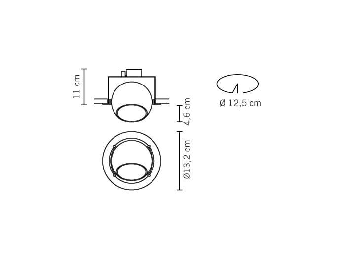 Поворотный прожектор из стали и хрусталя Fabbian Beluga Colour ARCH-00113507 - Вид №9