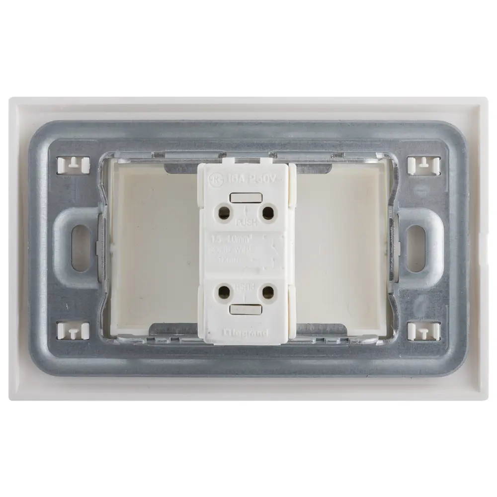 Выключатель Legrand Anam Zunis, 1 клавиша, с подсветкой, цвет белый STLM-2097074 - Вид №2