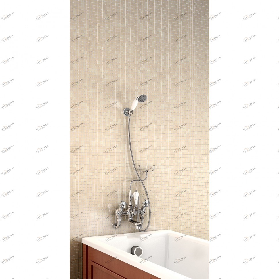 Душевая стойка со смесителем "под наклоном" [H335-AN] Anglesey Burlington T9-QT, T2, V18, T17-2 