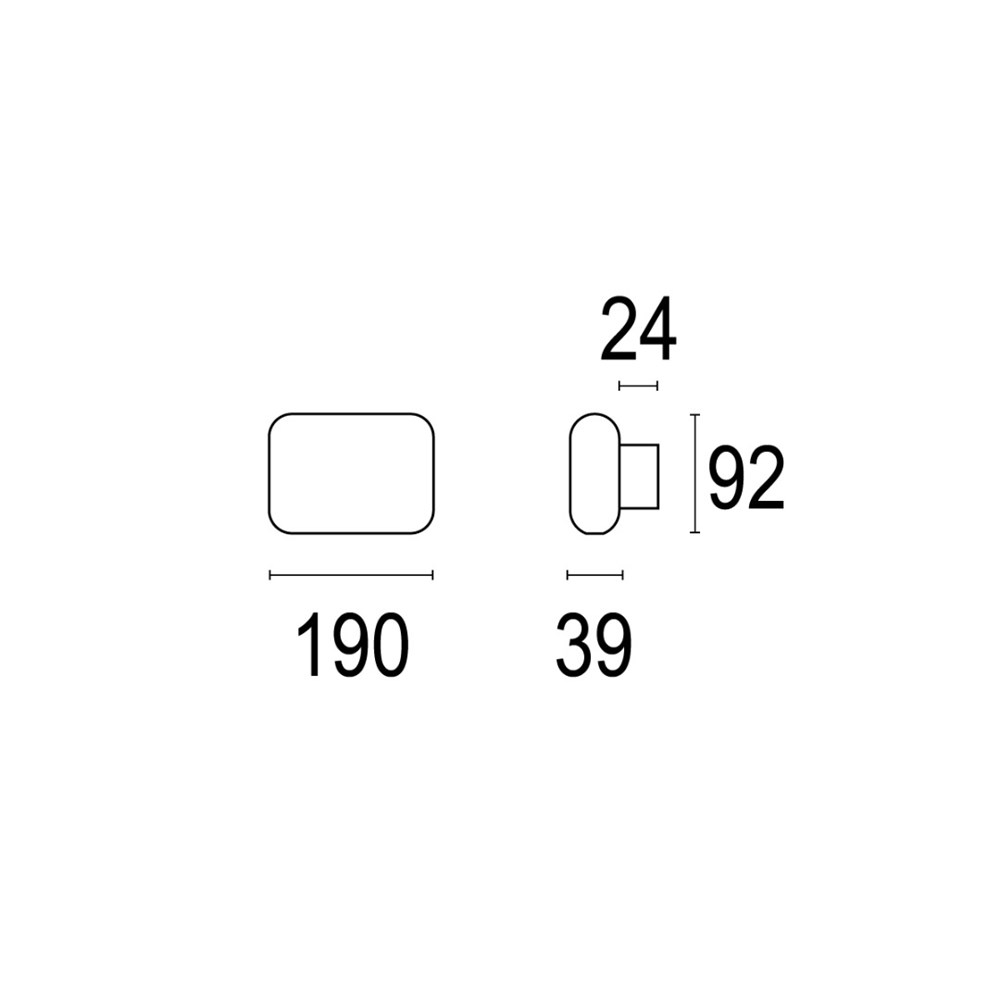 Narro W 190 2L Ghidini Narro W .01 Белый (Матовый)  - Вид №1