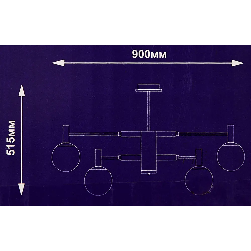 Люстра СЕМЬ ОГНЕЙ Луара — элегантное черно-золотое освещение для просторных интерьеров 85243324 STLM-0060376 - Вид №11