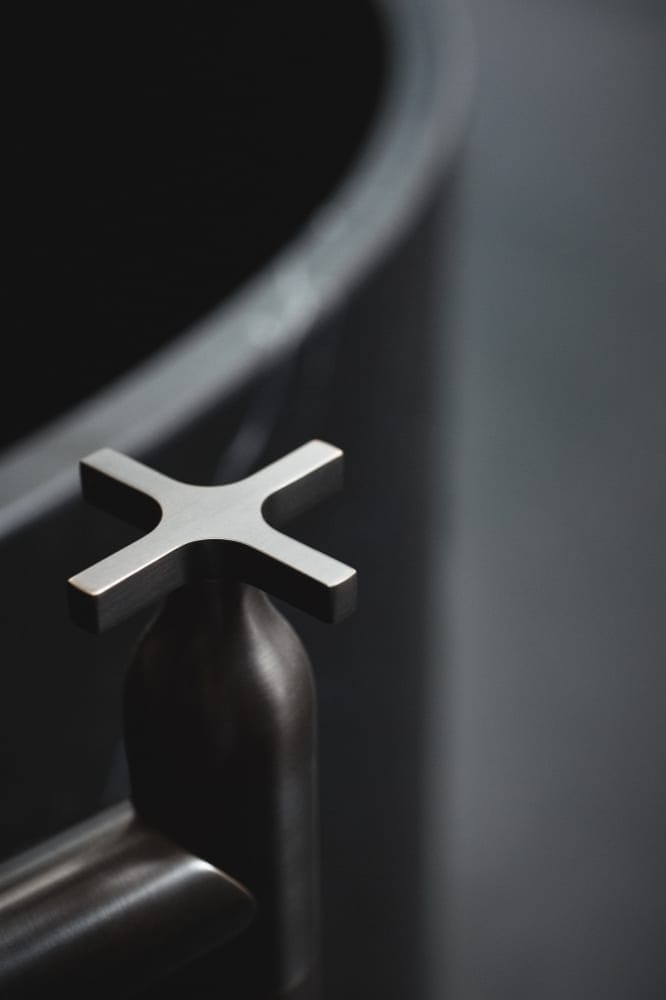 Латунный напольный смеситель для ванны с переключателем Agape Memory ARCH-00069712 - Вид №7