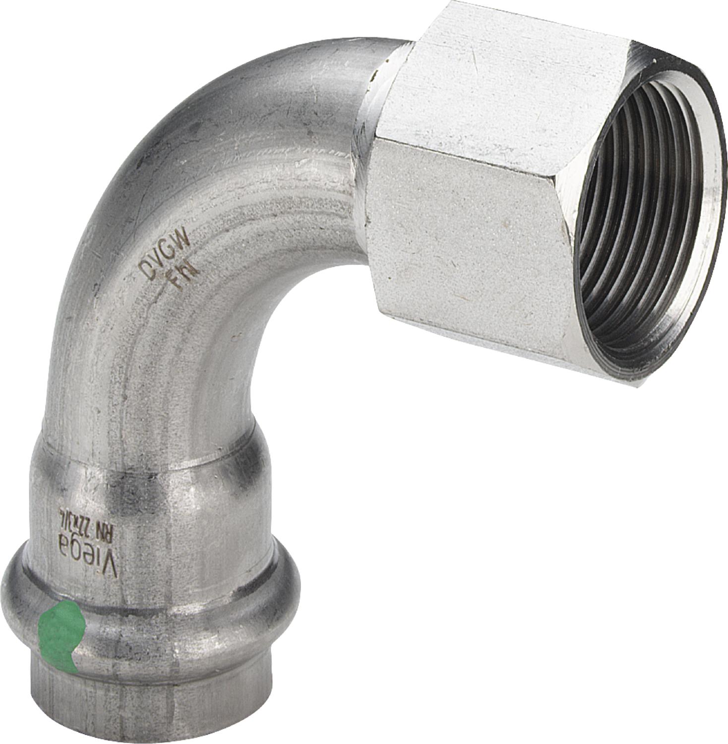 Viega Угольник переходной 90° Sanpress Inox 2314.5 (437107) 437 107