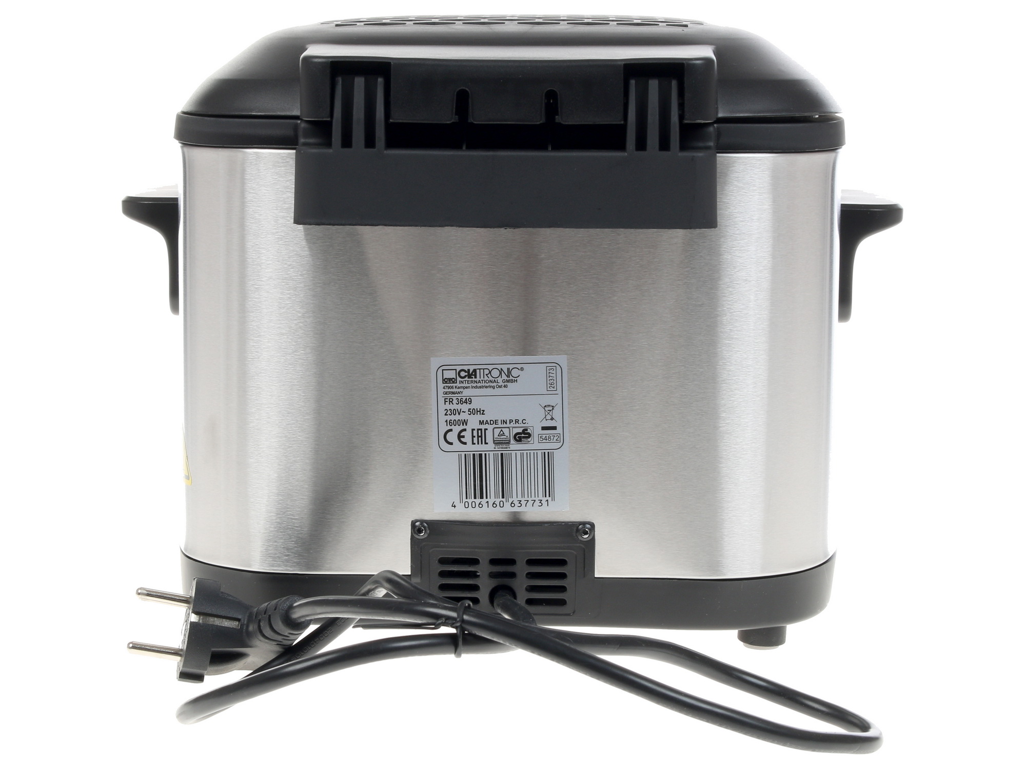 1122174 Фритюрница Clatronic FR 3649 schwarz серебристый STDN-0147081 - Вид №6