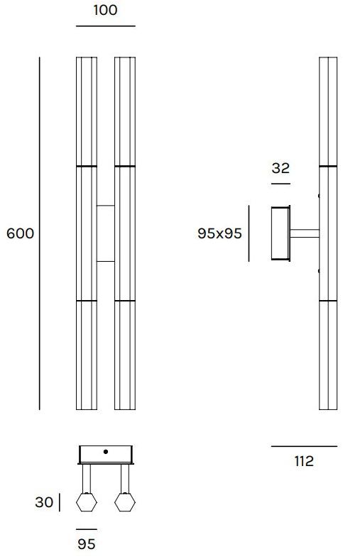 Olev Настенный светильник из металла Shine 9348 - Вид №2