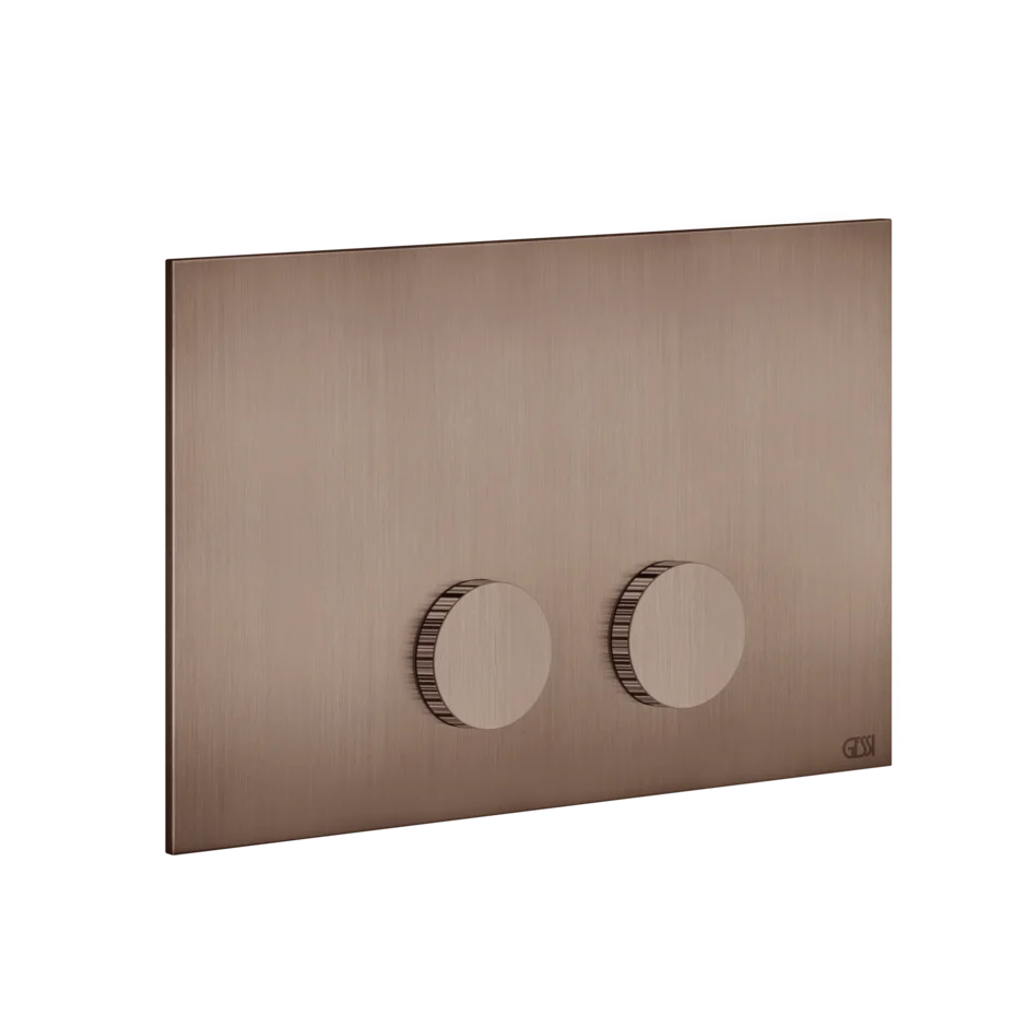 Запорная пластина 54635 708 Gessi Ingranaggio МЕДНЫЙ МАТОВЫЙ PVD 54635708