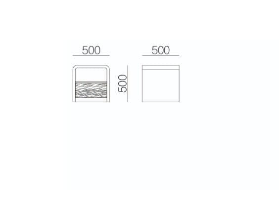 Деревянная прямоугольная тумбочка с ящиками HC28 maison ELITIS ARCH-00095750 - Вид №2