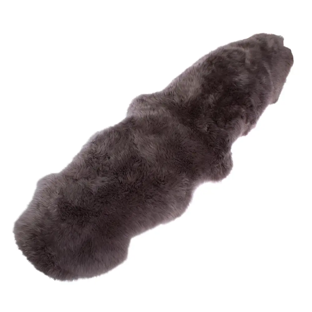 Шкура овечья двойная 60x185 см цвет маренго Santreyd STLM-2043786 - Вид №1